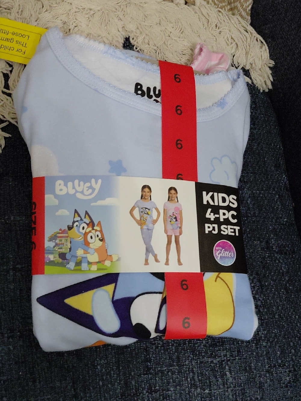 Two Sets Bluey Pajamas With Pink